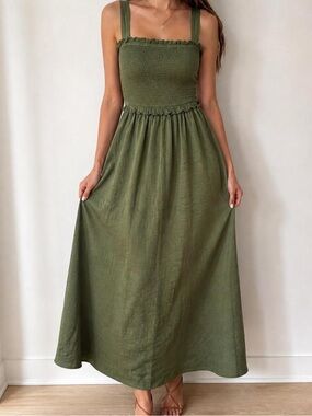 aerie | Dresses | Aerie Crochet Trim Maxi Dress | Poshmark